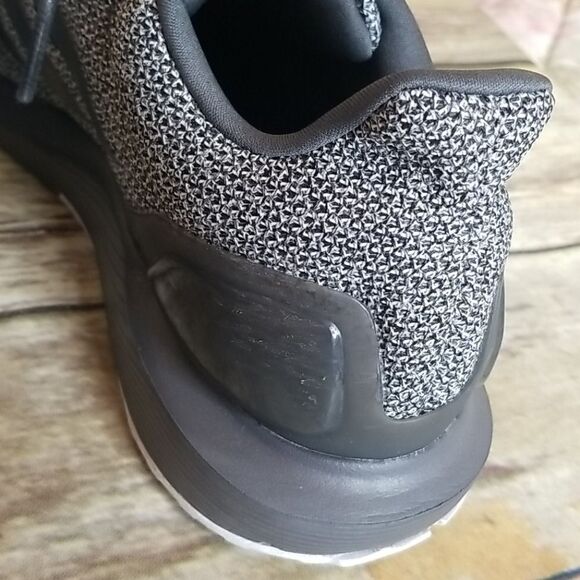 Adidas Men's Gray Knit Cloudfoam Sneakers Sz 7 - Picture 8 of 10